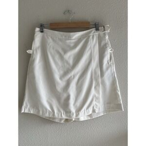 Ralph Lauren Golf Vintage ivory skort Wrap size 10 Preppy Sporty Athelisure